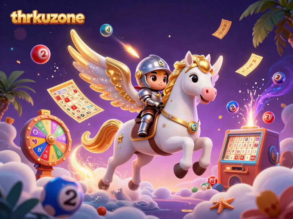 Experience exciting games at thrkuzone with a vibrant celestial theme featuring dynamic lottery elements.