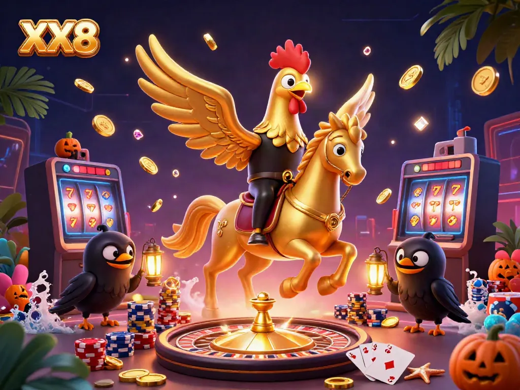 Experience the excitement of XX8 with vibrant casino visuals, showcasing thrilling gameplay and stunning characters.