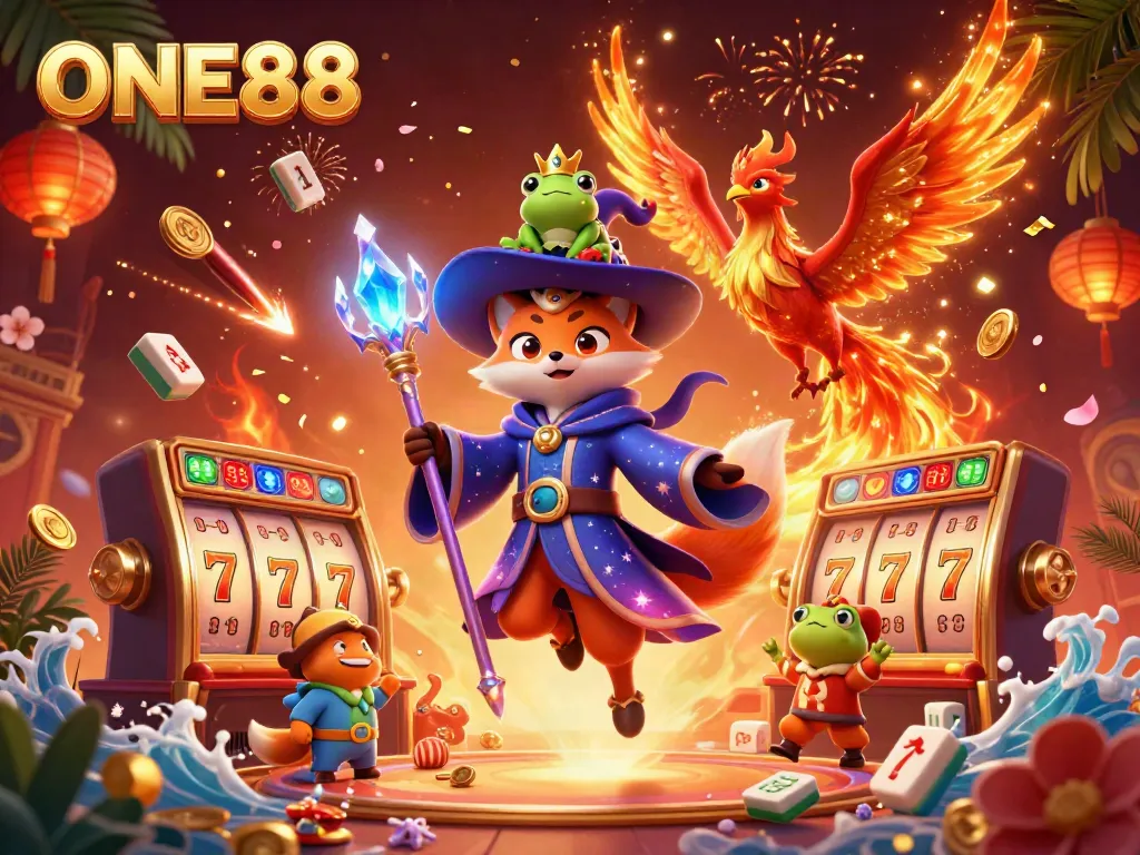Engage with the thrilling world of ONE88, where magical characters and lucky slots collide.