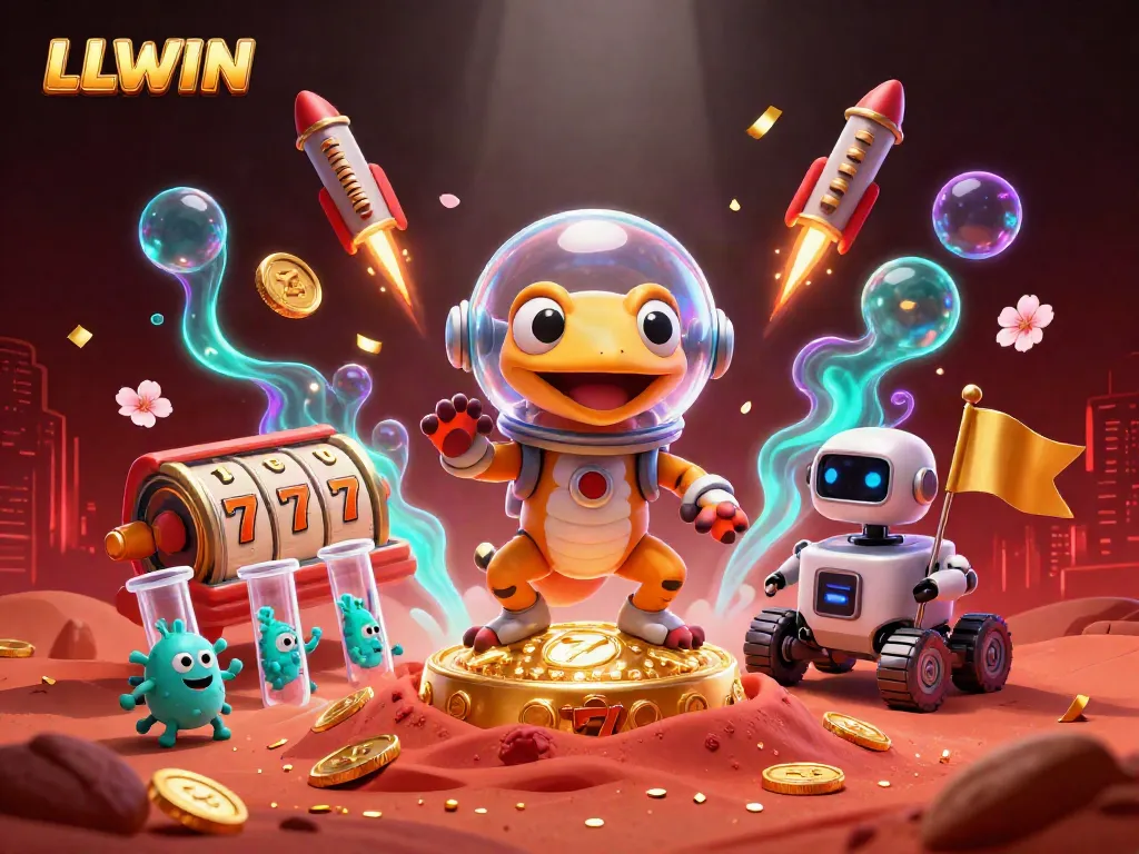 Experience LLWIN's thrilling gaming escapade in a vivid 3D casino universe.