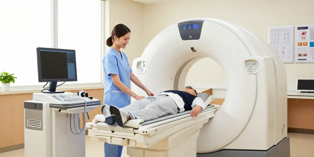 Prüfung im Diagnostikzentrum Wolfsburg mit freundlichem Fachpersonal und modernster Technik.
