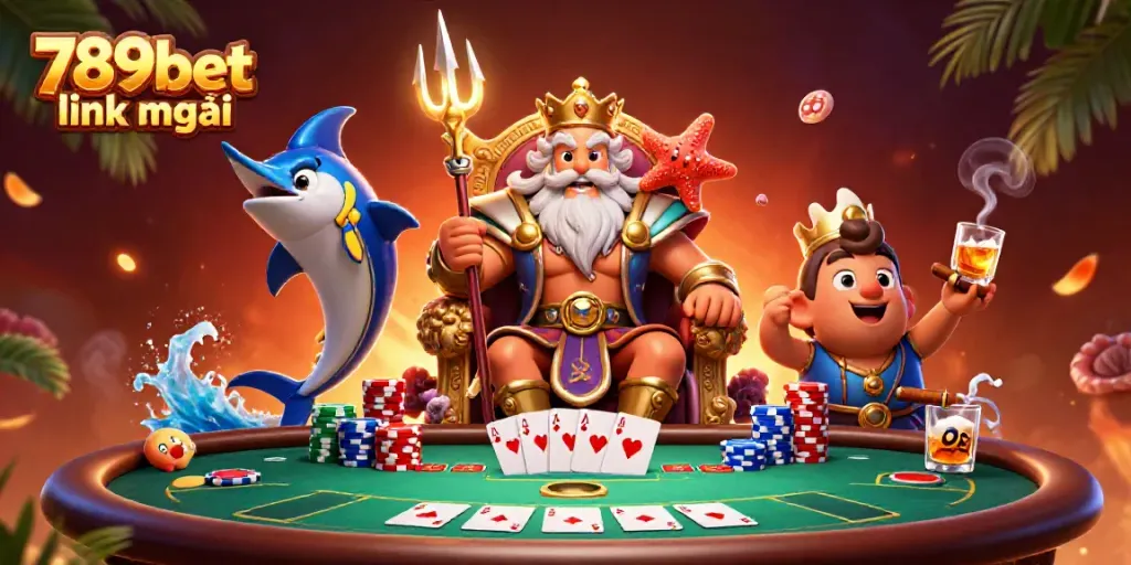 Experience the thrill of 789bet link mới with Neptune, poker props, and vibrant casino ambiance.