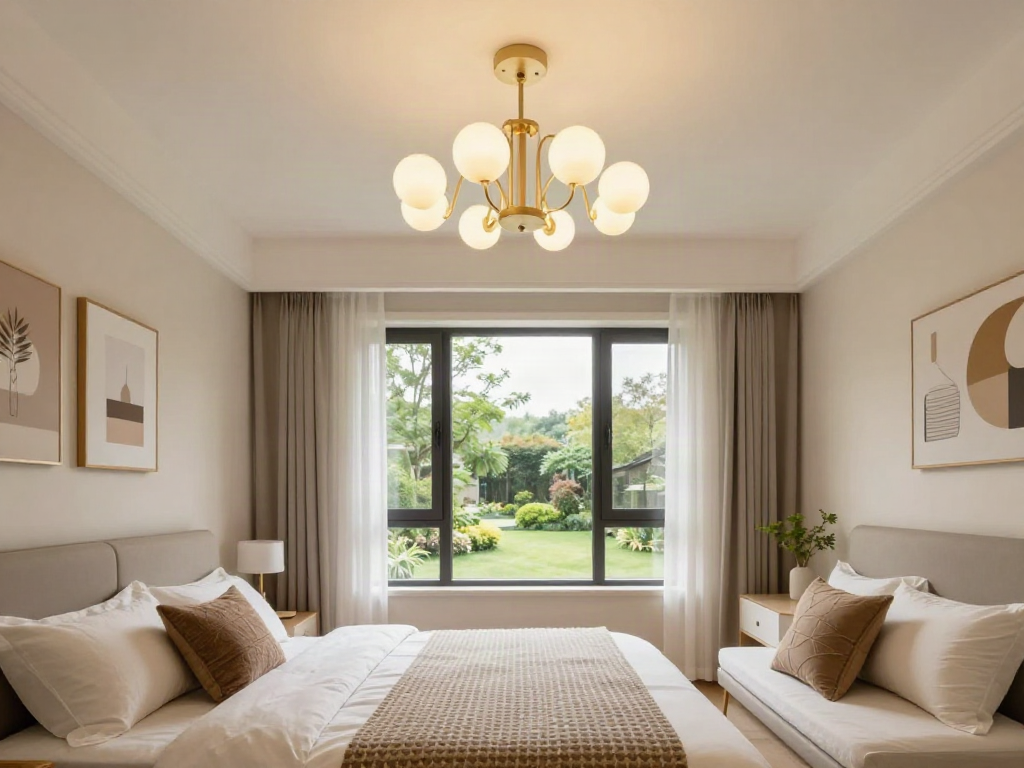 Lustre dormitor moderne din surse LED pentru o atmosferă elegantă și confortabilă.